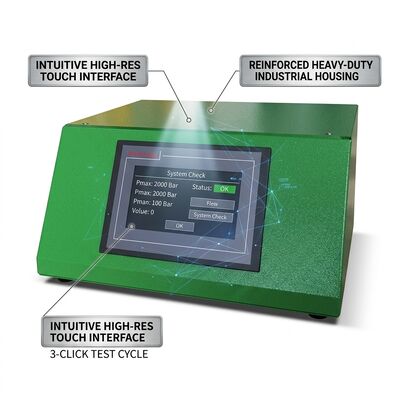 CRB-E3000 banco di prova della pompa Common Rail con pressione massima di 2500 bar, velocità da 0 a 4000 giri/min e efficienza di ritorno energetico del 70%