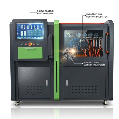 Banco di prova per pompa Common Rail CRP-HD ad alta portata con azionamento a ingranaggi da 18,5 kW, pressione di 2500 bar e portata di alimentazione del carburante di 60 L/H