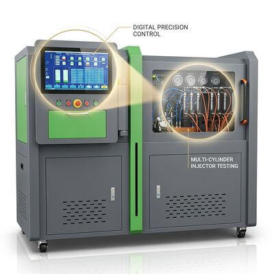 Banco di prova per pompa Common Rail CRP-HD ad alta portata con azionamento a ingranaggi da 18,5 kW, pressione di 2500 bar e portata di alimentazione del carburante di 60 L/H