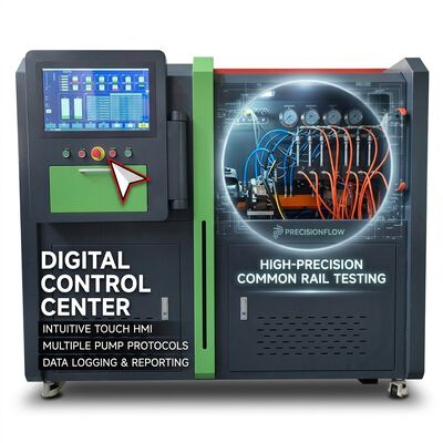 banco di prova della pompa comune per ferrovia a doppia stazione CRP-Duo Plus con motore a pressione di 2500 bar 11 kW e stampante automatica di report